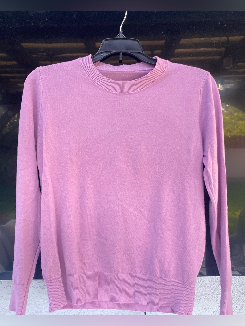 Lilac Soft Crewneck Sweater SZ S